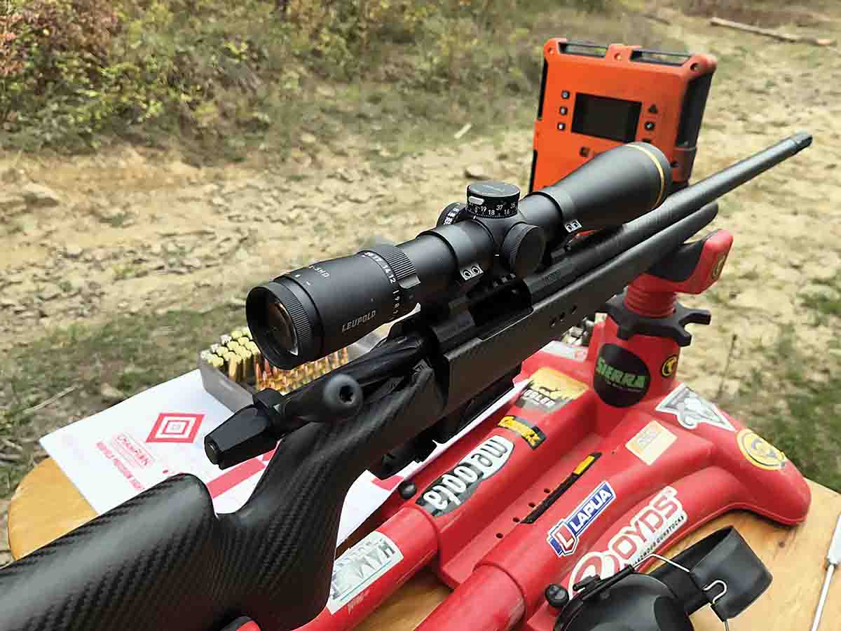 All testing was conducted from a solid portable bench atop an MTM Case-Gard K-Zone Rifle Rest, with all velocities recorded by a LabRadar Doppler unit.